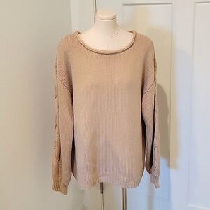 Tan Sweater Medium